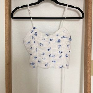 Skylar + Madison cami patterned sinched